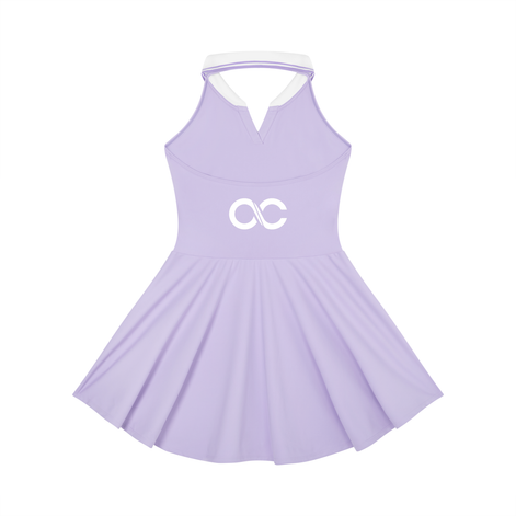 Women's Color Block A-Line Sleeveless Dress
