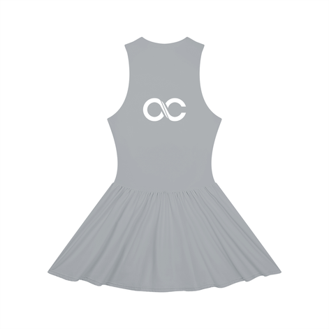 Women’s Ruched Sleeveless Full-Zip Dress