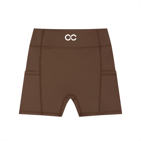 Women's High-Waisted Pocket Biker Shorts