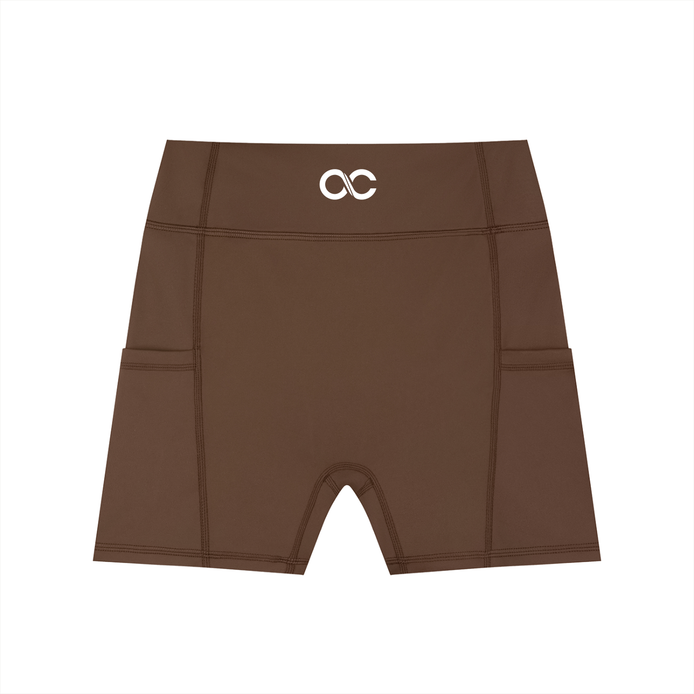 Women's High-Waisted Pocket Biker Shorts