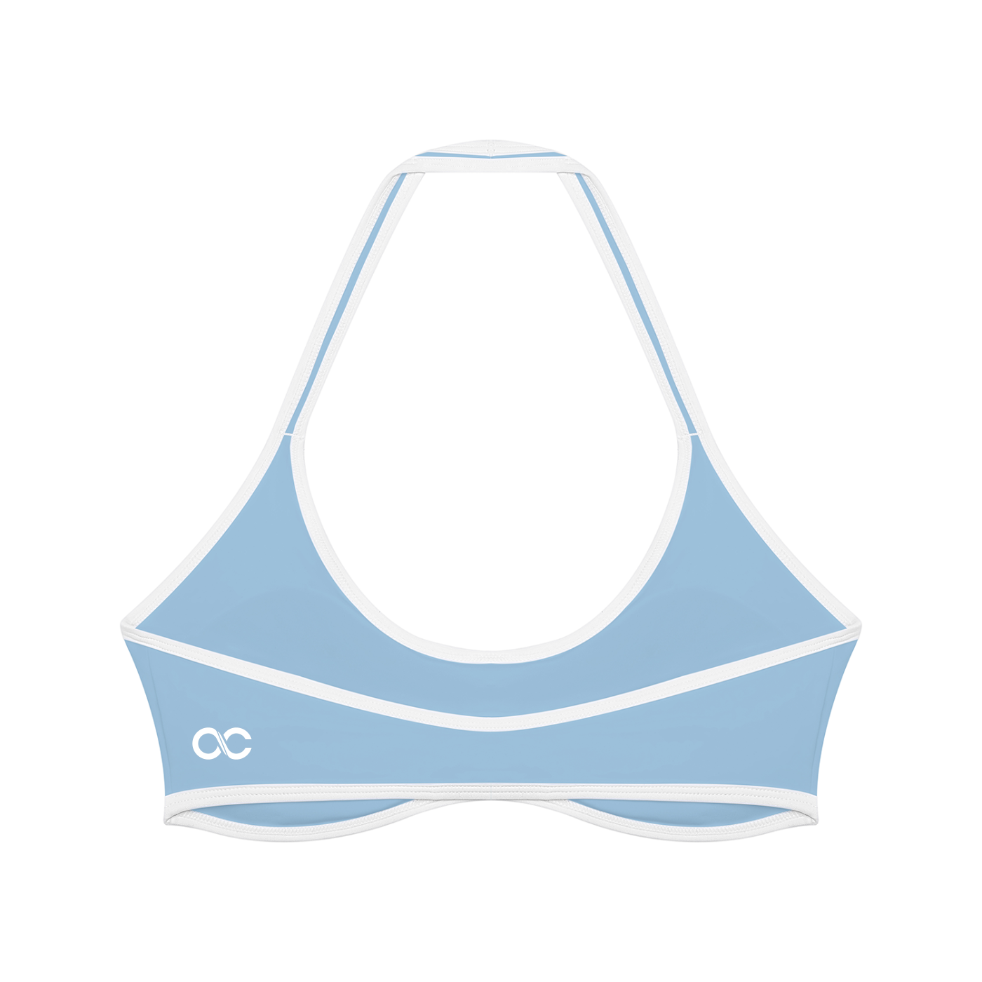 Women's Halter Color Block Yoga Sports Bra