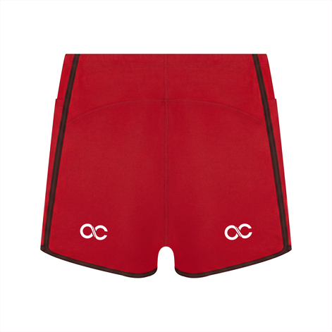 Women's High Rise Color Block Yoga Shorts