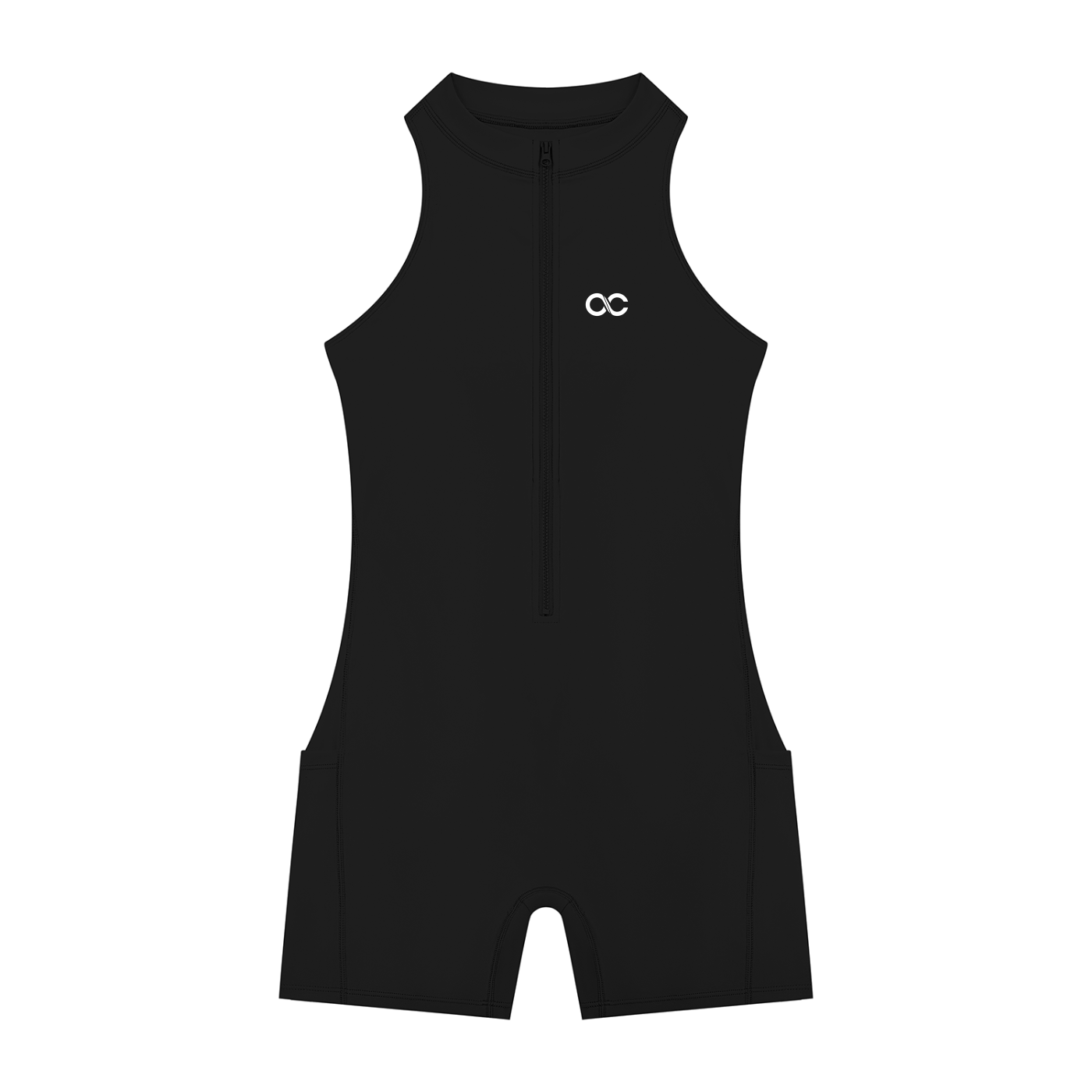 Women’s Quarter-Zip Yoga Romper