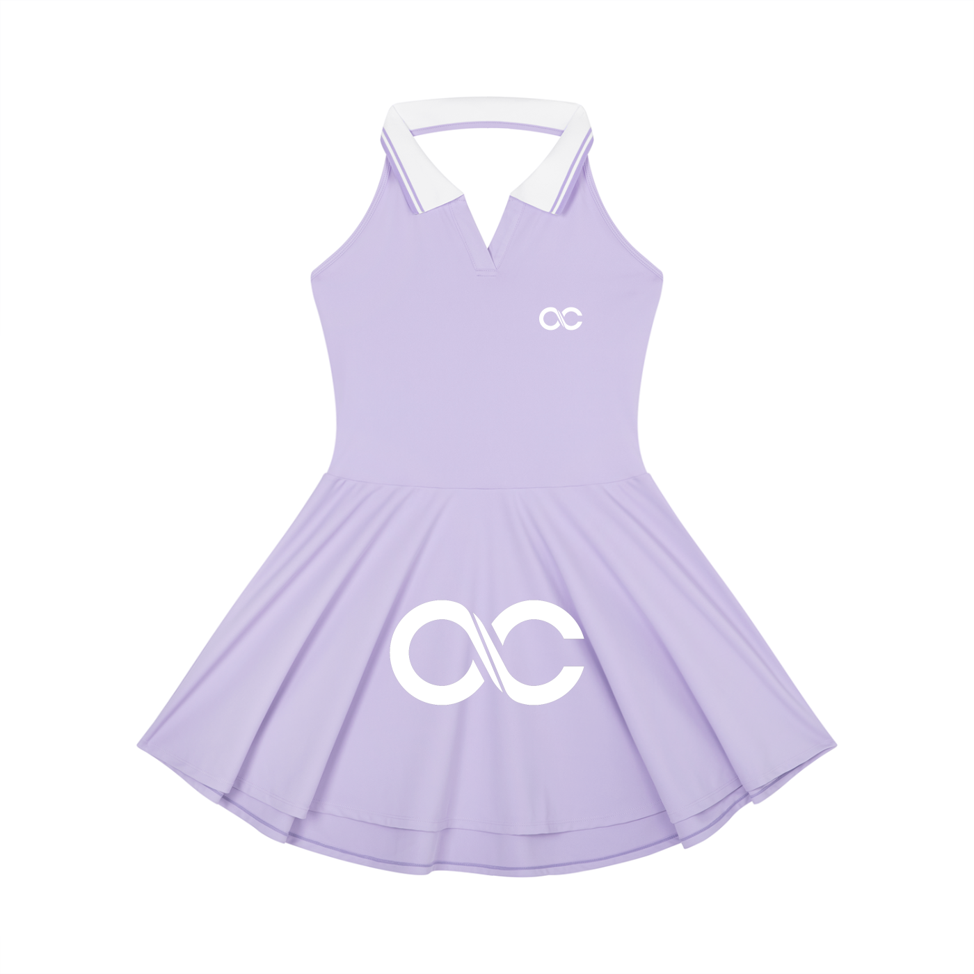 Women's Color Block A-Line Sleeveless Dress