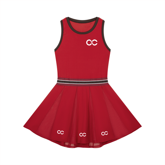 Women's Color Block A-Line Sleeveless Dress