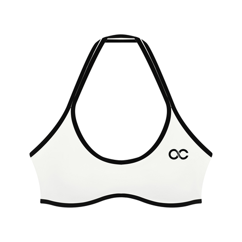 Women's Halter Color Block Yoga Sports Bra
