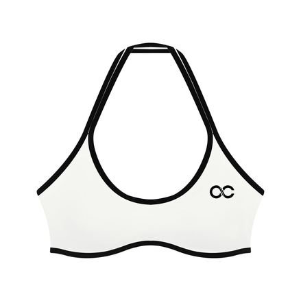 Women's Halter Color Block Yoga Sports Bra