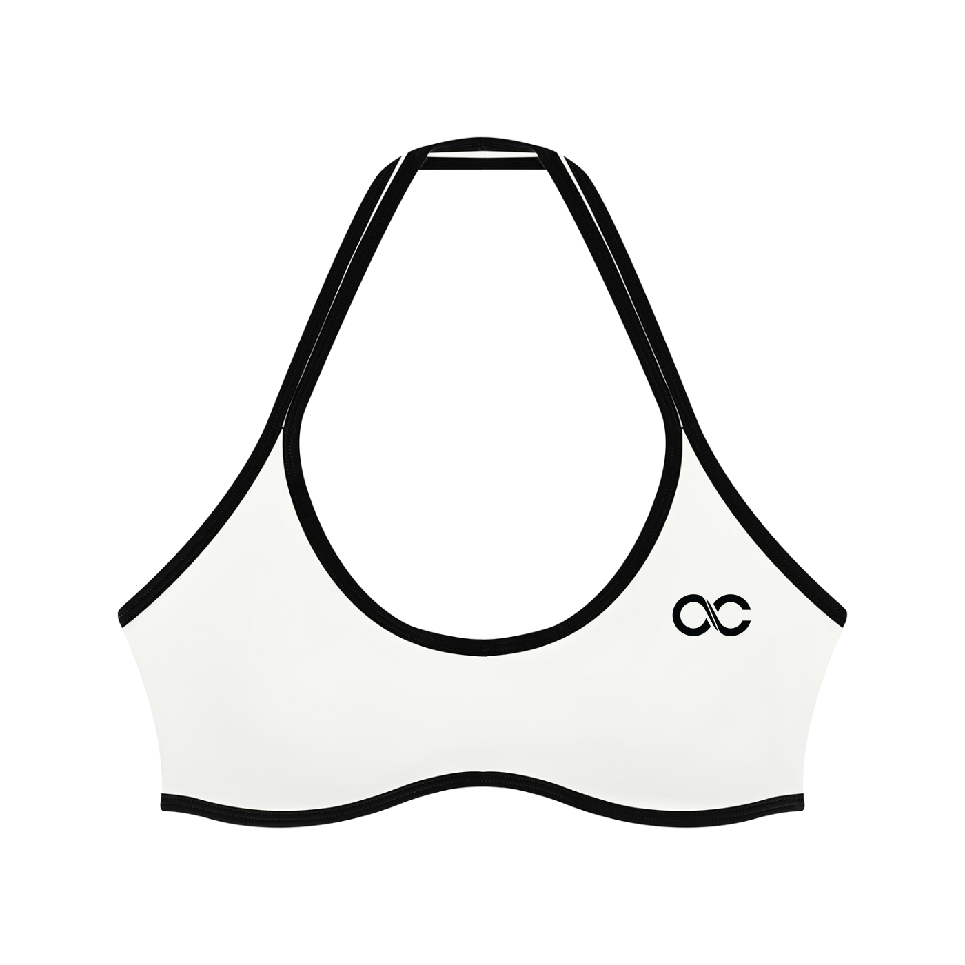 Women's Halter Color Block Yoga Sports Bra