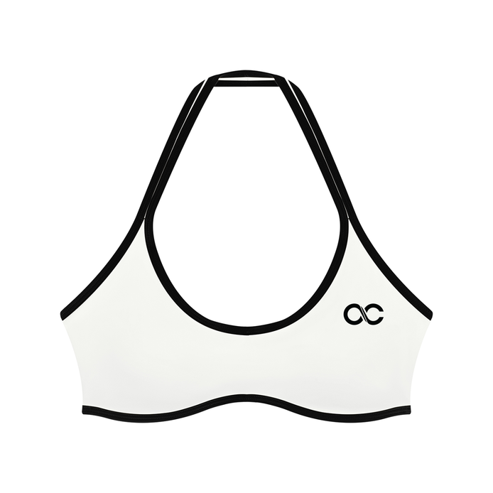 Women's Halter Color Block Yoga Sports Bra