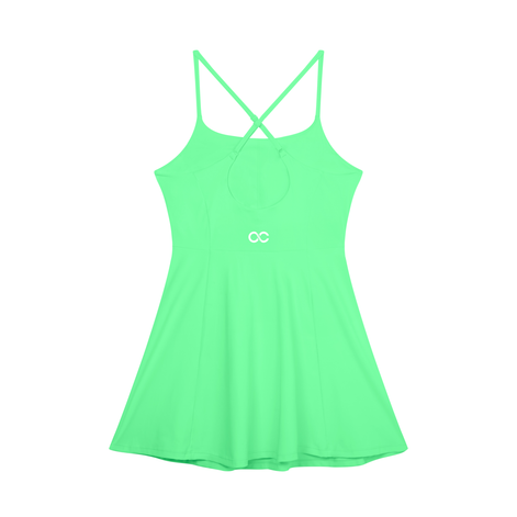 Women's Color Block A-Line Sleeveless Dress