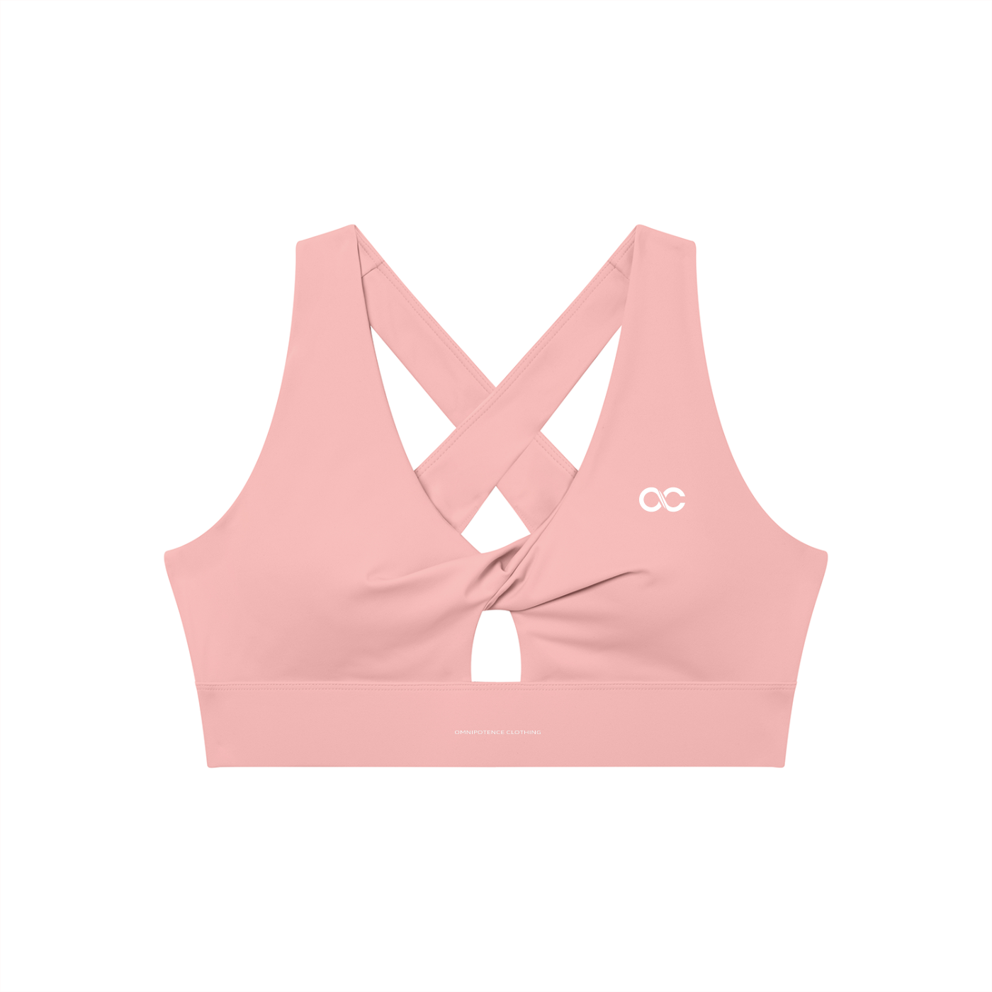Women's Twist Front V-Neck Sports Bra