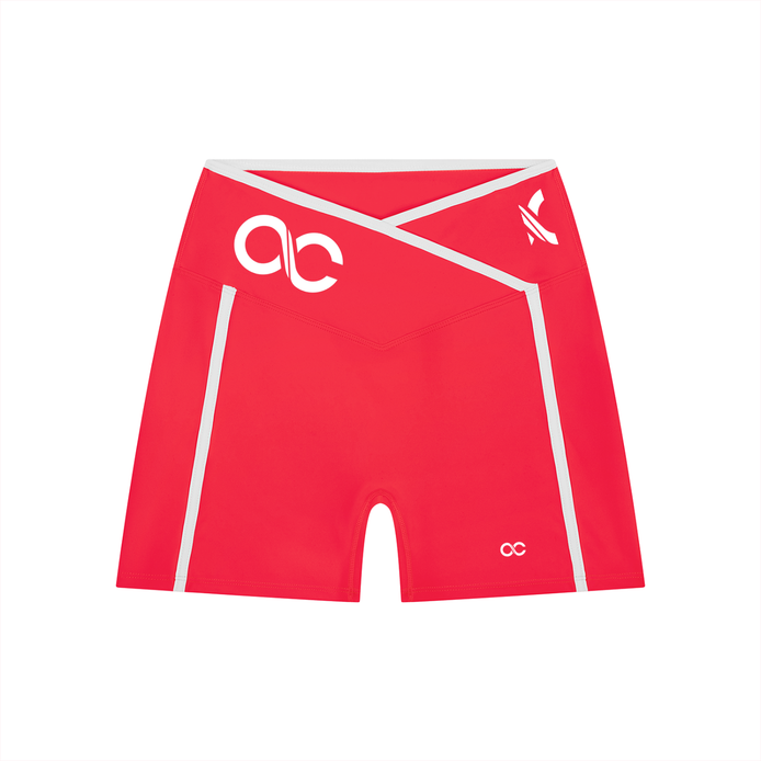Women’s High Rise Color Block Yoga Shorts