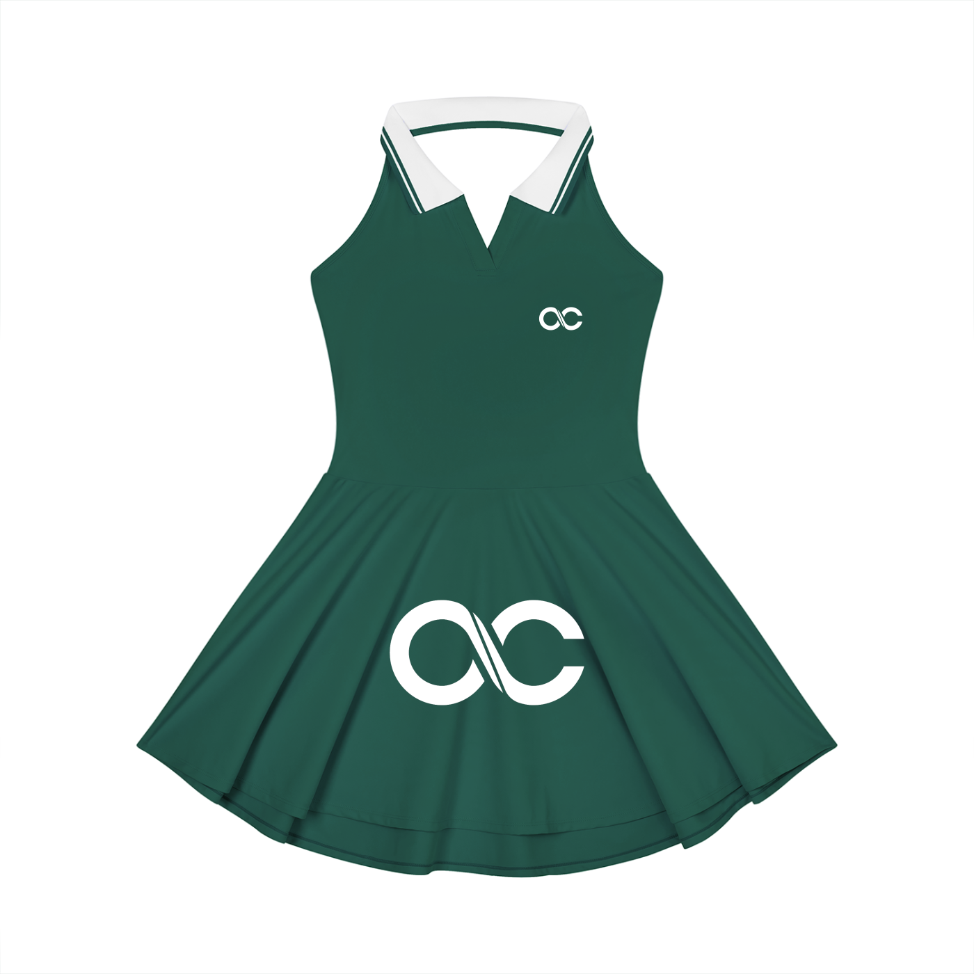 Women's Color Block A-Line Sleeveless Dress
