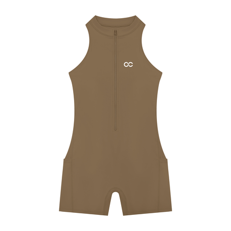 Women’s Quarter-Zip Yoga Romper
