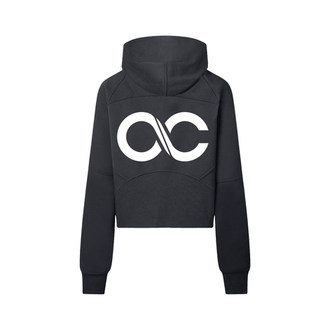 Cropped Half-Zip Hoodie