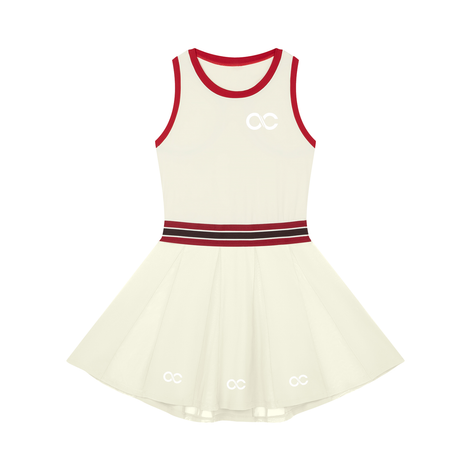 Women's Color Block A-Line Sleeveless Dress