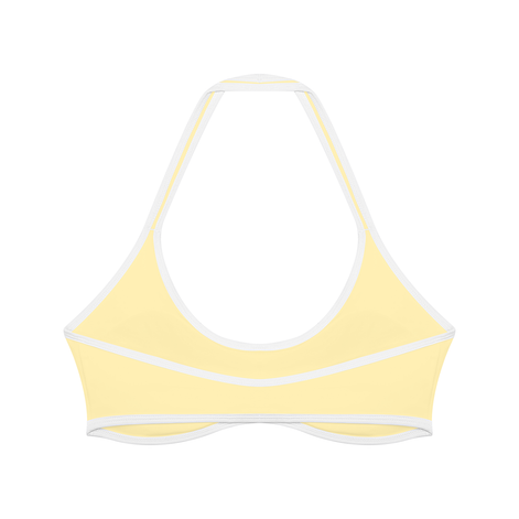 Women's Halter Color Block Yoga Sports Bra