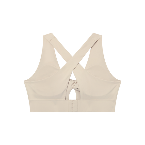 Women's Twist Front V-Neck Sports Bra