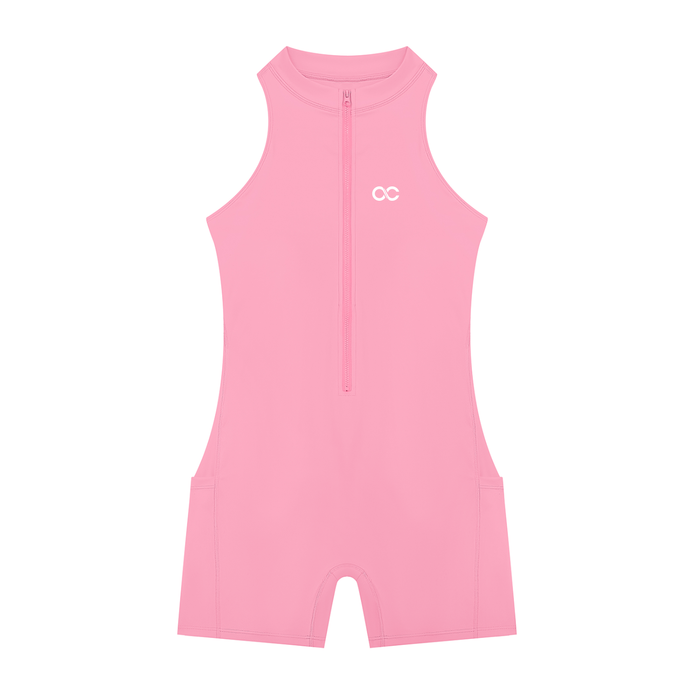 Women’s Quarter-Zip Yoga Romper