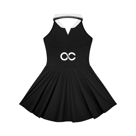 Women's Color Block A-Line Sleeveless Dress