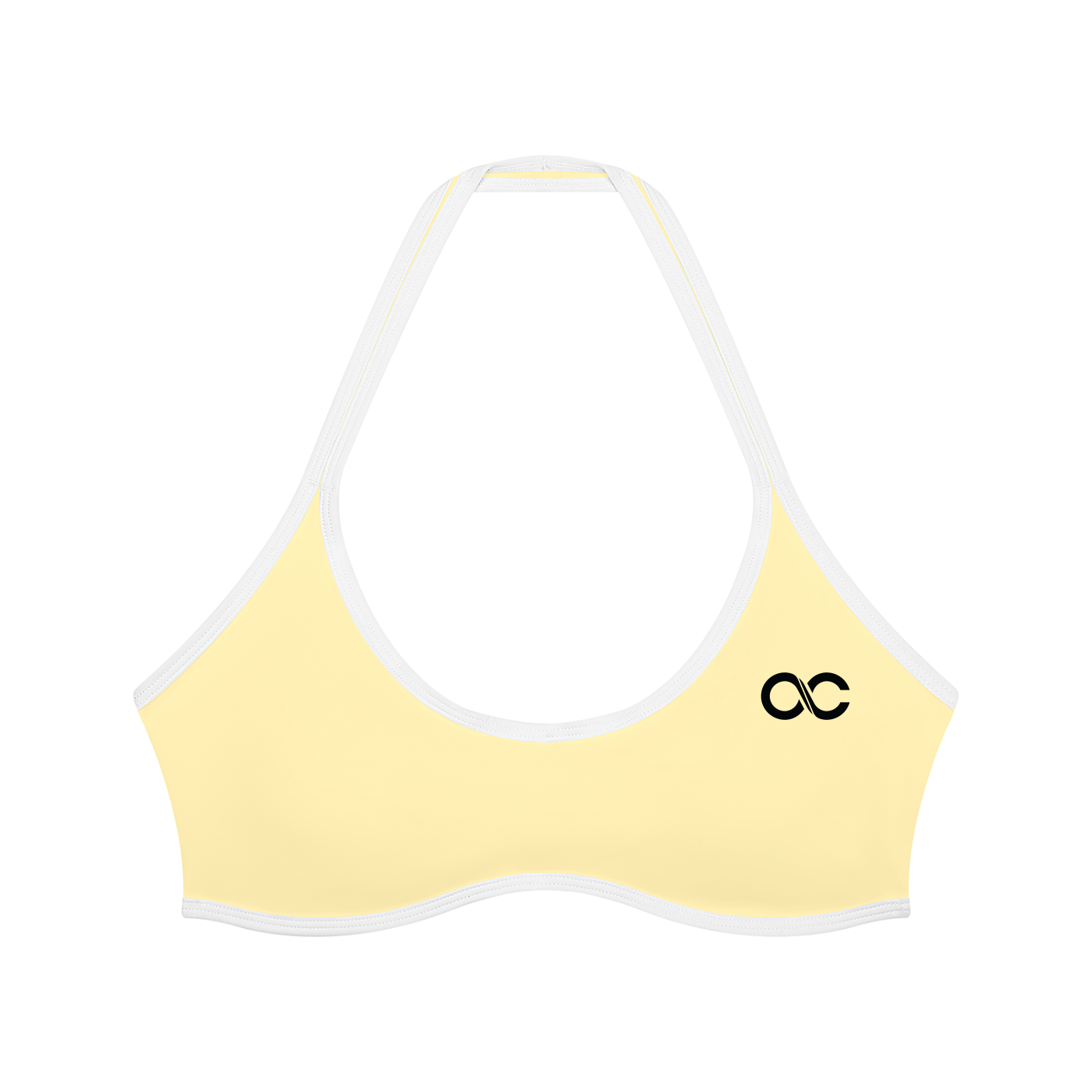 Women's Halter Color Block Yoga Sports Bra