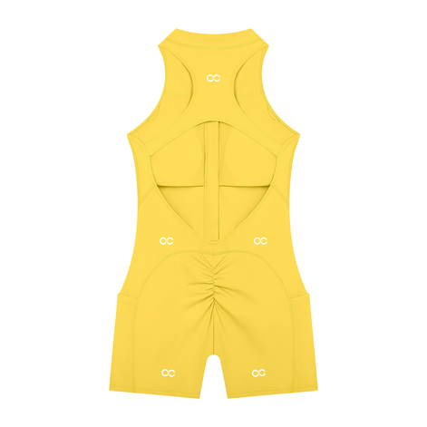 Women’s Quarter-Zip Yoga Romper