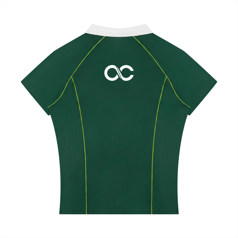 Women’s Slim Fit Quarter-Zip Polo Shirt