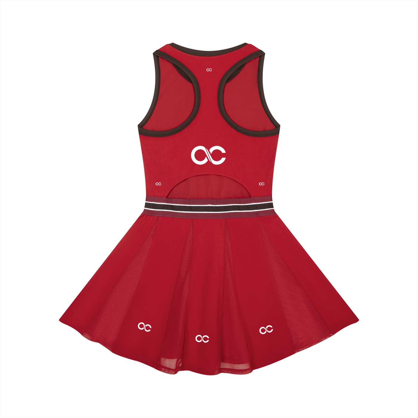 Women's Color Block A-Line Sleeveless Dress