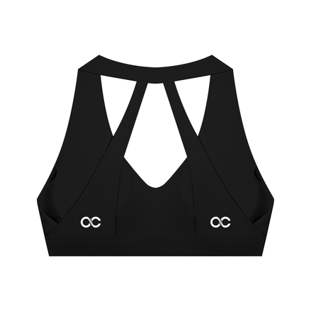 Women's Halter Cropped Sports Bra