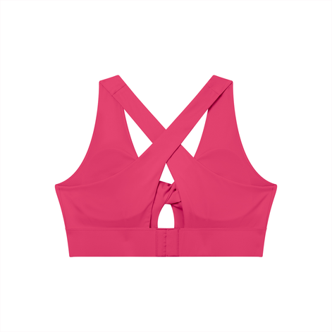 Women's Twist Front V-Neck Sports Bra