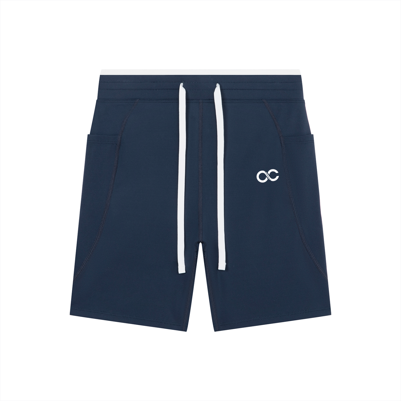 Women's High Rise Color Block Yoga Shorts