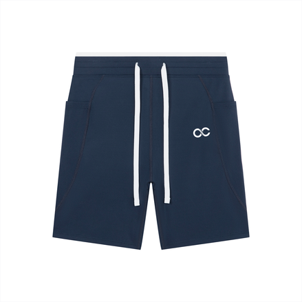 Women's High Rise Color Block Yoga Shorts