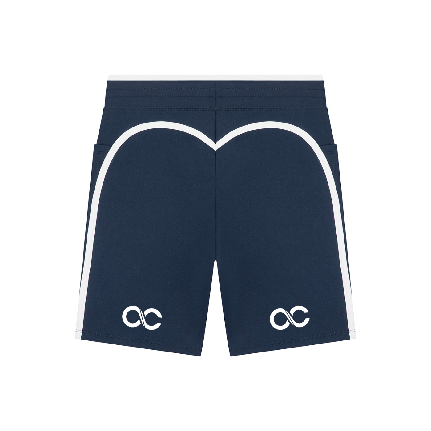 Women's High Rise Color Block Yoga Shorts
