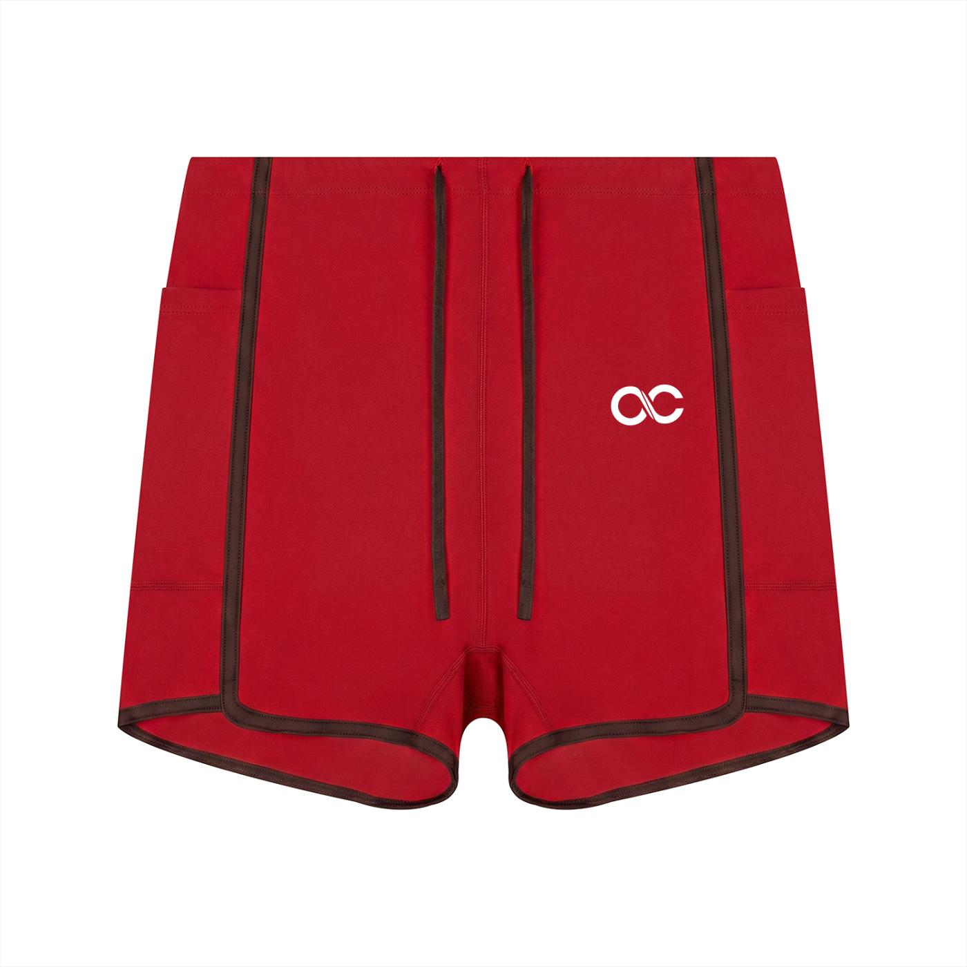 Women's High Rise Color Block Yoga Shorts