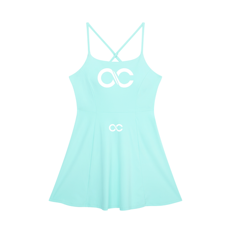 Women's Color Block A-Line Sleeveless Dress