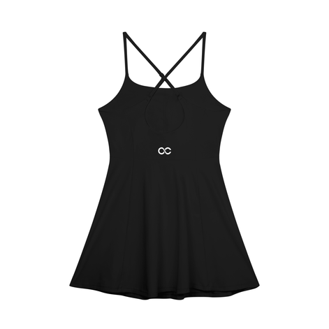 Women's Color Block A-Line Sleeveless Dress