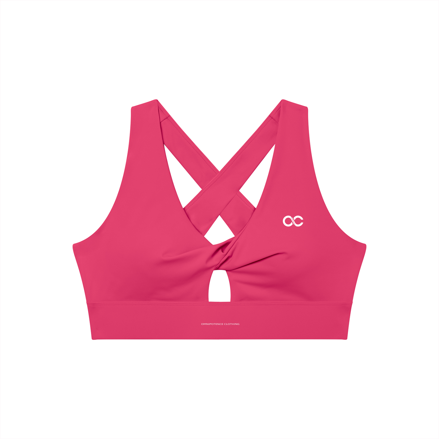 Women's Twist Front V-Neck Sports Bra