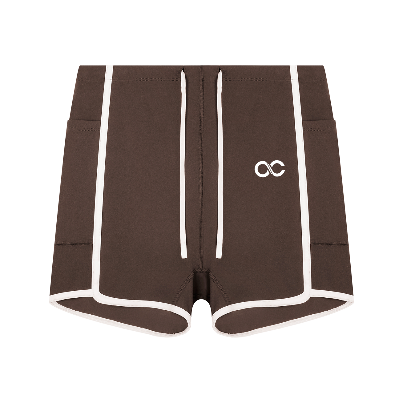 Women's High Rise Color Block Yoga Shorts