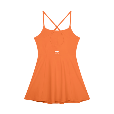 Women's Color Block A-Line Sleeveless Dress
