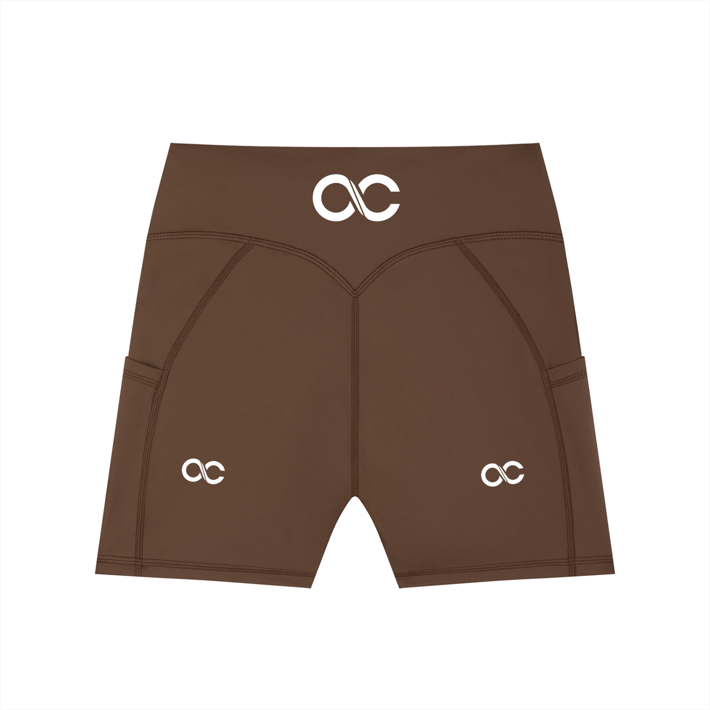 Women's High-Waisted Pocket Biker Shorts