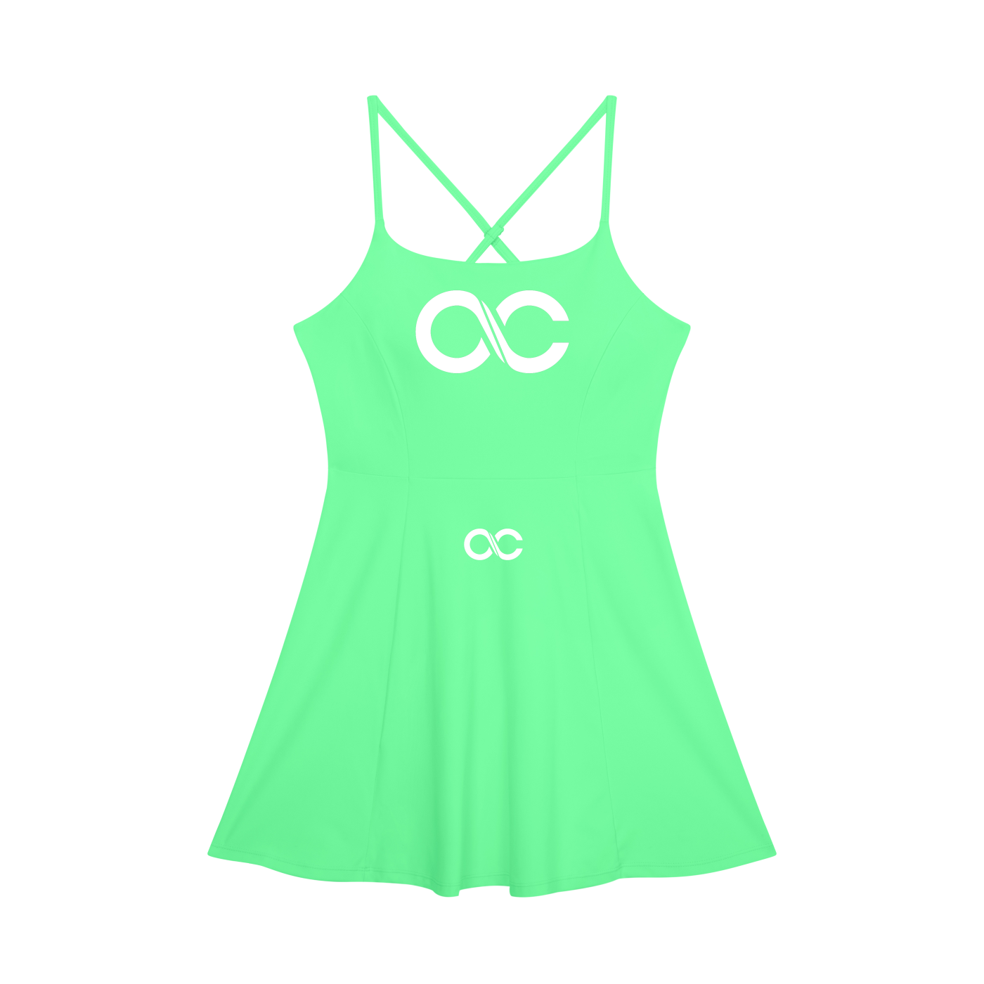 Women's Color Block A-Line Sleeveless Dress
