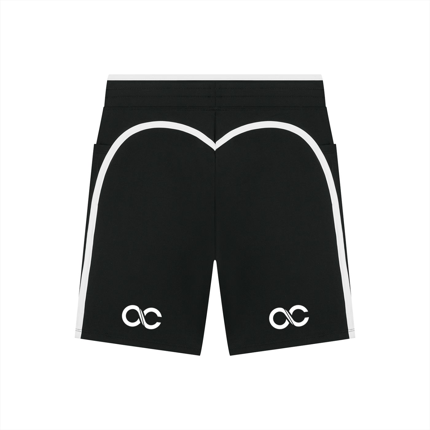 Women's High Rise Color Block Yoga Shorts