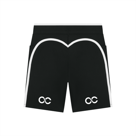 Women's High Rise Color Block Yoga Shorts