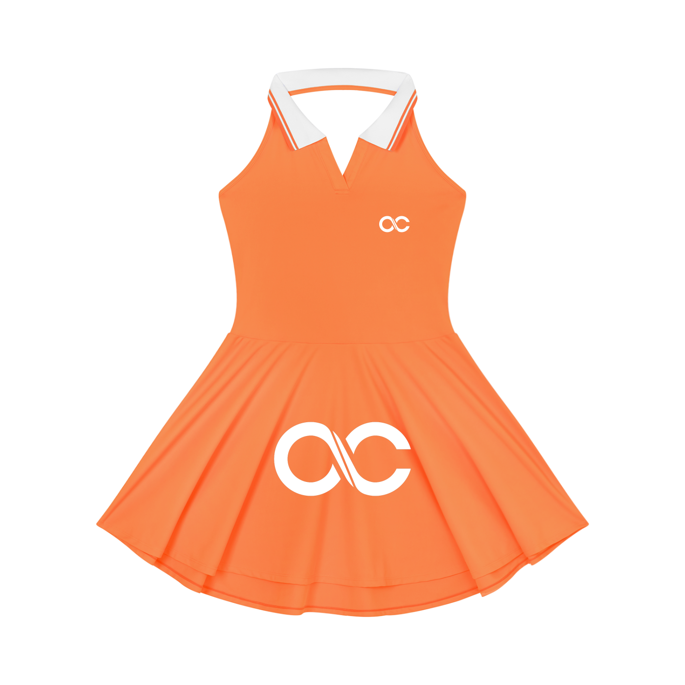 Women's Color Block A-Line Sleeveless Dress