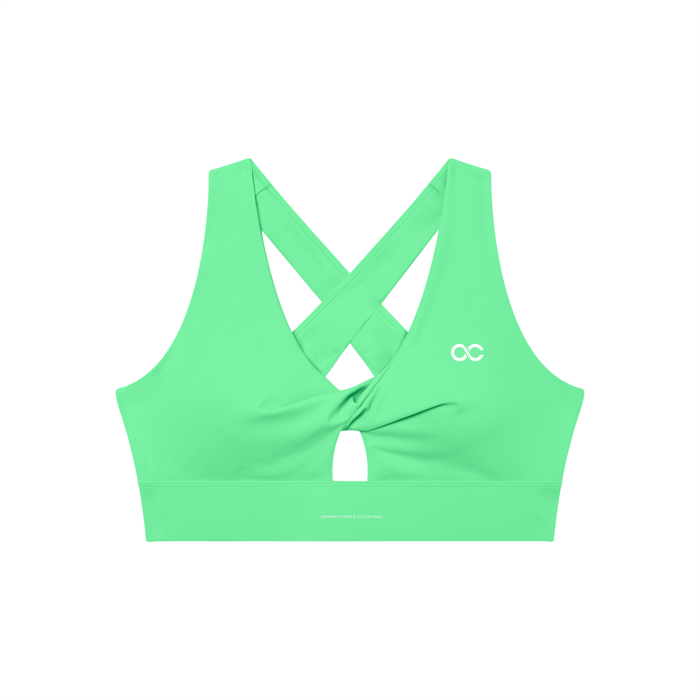 Women's Twist Front V-Neck Sports Bra