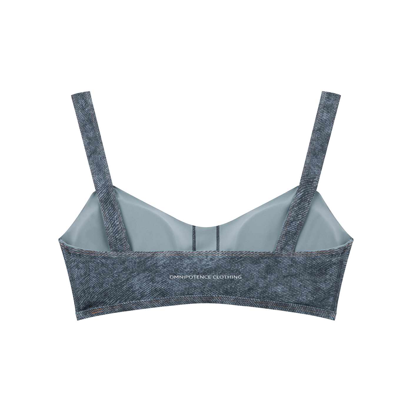 Women's Faux Denim Sports Bra